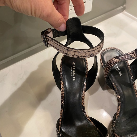 Coach lizard multi-colored sandals - Picture 3 of 6